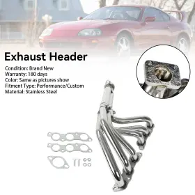 C265-a119 Vipih Non-turbo Exhaust Header Manifold Fits Toyota Supra 3.0l 1993-1998