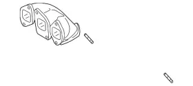 03h-253-031-e Volkswagen Genuine Exhaust Manifold