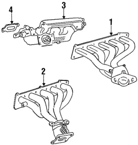 9471933 Volvo Genuine Manifold
