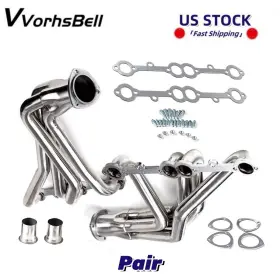 Eh28026-3d Vvorhsbell New Exhaust Manifold Headers Stainless Steel For Chevy Corvette 1963-1981 V8 Us