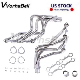 Eh28200-3d Vvorhsbell Long Tube 1-5/8 Headers For 73-85 Chevy Gmc Small Block 2wd/4wd Stainless Steel
