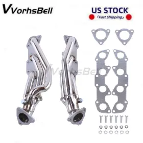 Eh28678-3d Vvorhsbell Stainless Steel Pair Headers For 2000-2004 Toyota Tundra Sequoia 4.7l V8 2uz-fe