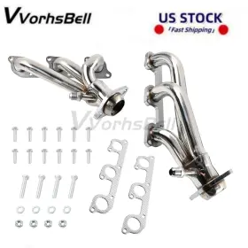 Eh28716-3d Vvorhsbell Stainless Shorty Exhaust Headers Kit For 2001-2011 Ford Ranger Explorer 4.0l V6