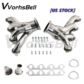Eh28918-3d Vvorhsbell Fits Ford Big Block 429 460 7.0l 7.5l Stainless Shorty Hugger Exhaust Headers Us