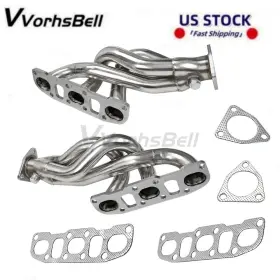 Eh28975-3d Vvorhsbell Stainless Headers For 03-06 Nissan 350z Infiniti G35 Fx35 Vq35de 3.5l V6 Shorty