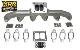 341-f Xrn T4 Stainless Steel Exhaust Manifold Kit For Cummins 6b 5.9l 12v Diesel Engine