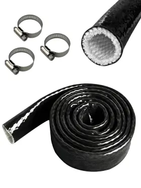 Aymk266 Yamakato 1/2 Id Heat Shielded Fire Thermo Armor Sleeve Silicone Coated F