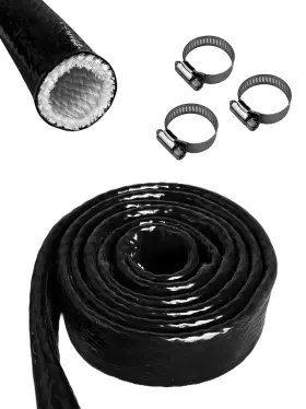 Aymk295 Yamakato 3/8 Id Heat Shielded Fire Thermo Armor Sleeve Silicone Coated F