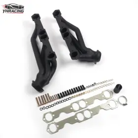 Yh2025001 Yh Shorty Headers For Chevy Gmc 88-95 C1500 K1500 305 350 5.0l 5.7l V8 Black Paint