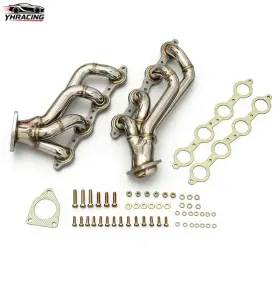 Yh2025033 Yh Chevy Gmc Shorty Headers S/s 2002-2013 Trucks Suv 4.8l 5.3l 6.0l 6.2l 304ss