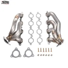 Yh2026038 Yh Exhaust Headers For Chevy Gmc 2014-2018 Silverado Sierra 1500 V8 Shorty