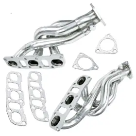 Yc-03350z-em-ch Youngercar Shorty Headers For 2003-2006 Nissan 350z Z33 Infiniti G35 Fx35 Vq35de V6 3.5l