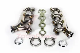 Zoompower 600205092025 Turbo Headers For 98-19 Chevy Camaro Corvette F Body Ls1 Ls2 Lsx Ls9 Lq9