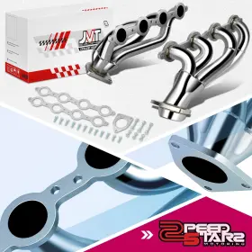 Zpd-jvthd090 Zpeedstarz 4-1 Stainless Steel Exhaust Headers Kit For 99-13 Chevy Gmc 4.8l 5.3l 6.0l 6.2l
