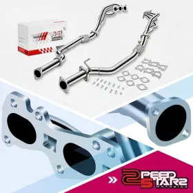 Zpd-jvthd110 Zpeedstarz 3-1 Pair Stainless Steel Exhaust Headers For 10-16 Hyundai Genesis Coupe 3.8l V6