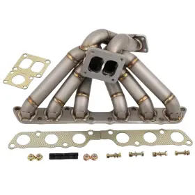 6102202422 Zx Single Turbo Manifold For Toyota Supra Mk4 Lexus Gs300 Sc300 Is300 2jzge T4