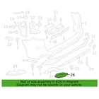 Genuine Oem Driver Left Black Bumper Exhaust Pipe Hole Trim For Bmw G05 G07 New. Price: $364.76.