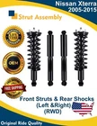 Oe Front Struts & Rear Shocks For 2005-2015 Nissan Xterra 2WD Lifetime Warranty New. Price: $276.92.