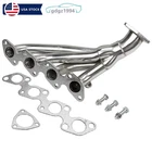 Stainless Turbo Manifold Exhaust Headers For 95-98 Nissan 240SX S14 KA24DE 2.4L New. Price: $103.88.
