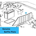Honda S2000 AP1 AP2 2000-2009 Genuine Baffle Plate 57255-S2A-020 Oem New. Price: $216.63.