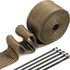 Exhaust Heat Wrap, Tooomplus 2'' 16' Fiberglass Shield Tape, Wrap... New. Price: $37.64.