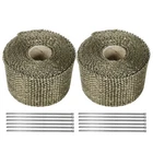 2" 16FT Exhaust Header Turbo Manifold Pipe Lava Heat Shield Wrap Tape New. Price: $20.25.