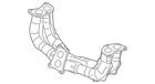 Genuine Subaru Cross Over Pipe 44609AA011 New. Price: $790.62.