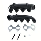 Exhaust Manifolds Set Of Driver & Passenger Side For F350 Truck F250 Pair New. Price: $185.98.