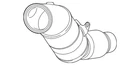 Genuine Bmw Catalytic Converter 18-32-8-661-424 New. Price: $3248.35.