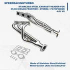 Pair Exhaust Header For 05-08 Nissan Frontier / Xterra Pathfinder 4.0L V6 New. Price: $195.00.