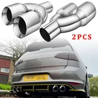 2PCS 2.5" Inlet 3.5" Outlet 9.5" Long Diesel Exhaust Tip For Volkswagen Golf Gti New. Price: $89.15.