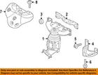 Hyundai Oem 13-16 Santa Fe Sport Manifold-mnfd Wconverter 285102G445 New. Price: $1285.93.