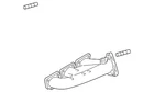 Genuine Audi Exhaust Manifold 06E-253-031-AC New. Price: $332.60.