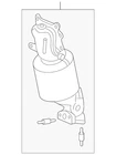 Genuine Acura Converter Rear Primary 18290-RYE-A10 New. Price: $1288.61.