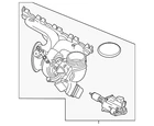 Genuine Bmw Exhaust Manifold 11-65-8-626-637 New. Price: $3487.73.