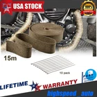 2" 50FT High Quality Header Manifold Exhaust Wrap Roll With 10 Strips Stock New. Price: $19.99.