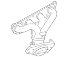 Genuine Nissan Exhaust Manifold 14002-ET00A New. Price: $294.53.