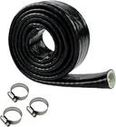 Yamakato 1" Heat Shield Fire Sleeve Silicone Fiberglass 5FT Black Hose Wire New. Price: $33.00.