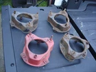 1965 Oldsmobile 442 F85 Vista Cruiser Cutlass Headlight Mounts Set Gm Used. Price: $53.00.