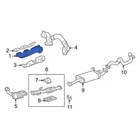 For Toyota Tacoma 2000-2004 1714262110 Left Exhaust Manifold New. Price: $337.58.