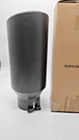 Yitamotor 3" Inlet 4" Outlet 12" Long Exhaust Tip Universal Matte Black Steel New. Price: $24.99.