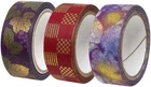 Kamiiso Japanese Washi Masking Tape, Kimono Beauty, 3-ROLL Set Tsujigahana B, New. Price: $78.67.