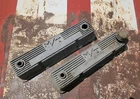 Pair Mickey Thompson M/t Small Block Chevy Aluminum Finned Valve Covers Sbc 350 Used. Price: $129.00.