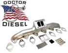 High Flow T4 Stainless Exhaust Manifold For 98-19 Dodge Ram 5.9L 6.7L Cummins New. Price: $499.99.