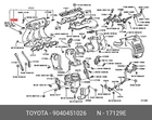 Genuine Oe Union, NO.4, 9040451026 For Toyota 90404-51026 Neu. Price: $7.51.