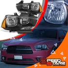 Pair Headlight Lamp Replace For 11-14 Dodge Charger R/t Se SRT8 Sxt Black/amber New. Price: $125.88.