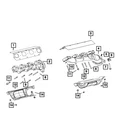 Genuine Mopar Exhaust Manifold 68594017AA New. Price: $432.00.