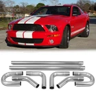 8X 2.5" Tubing Mandrel Exhaust Pipe T304 Straight Bend Kit Ford Mustang Gt New. Price: $129.16.