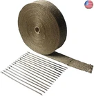 Ledaut 2"X 100'TITANIUM Exhaust Heat Wrap For Car & Motorcycle Tape New. Price: $66.81.