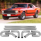 2.5" Straight Bend Diy Custom Mandrel Exhaust Pipe 8PC Ford Mustang Boss 302 New. Price: $129.11.